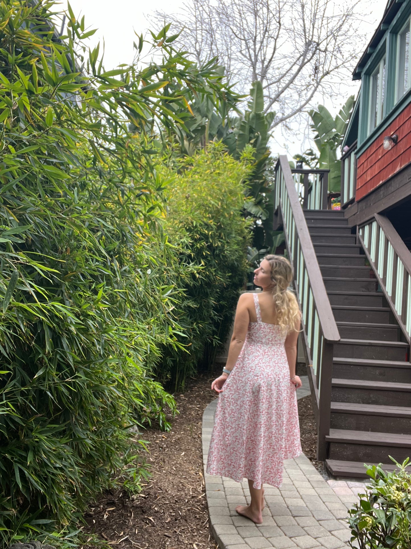 Oriental Bittersweet Floral Dress