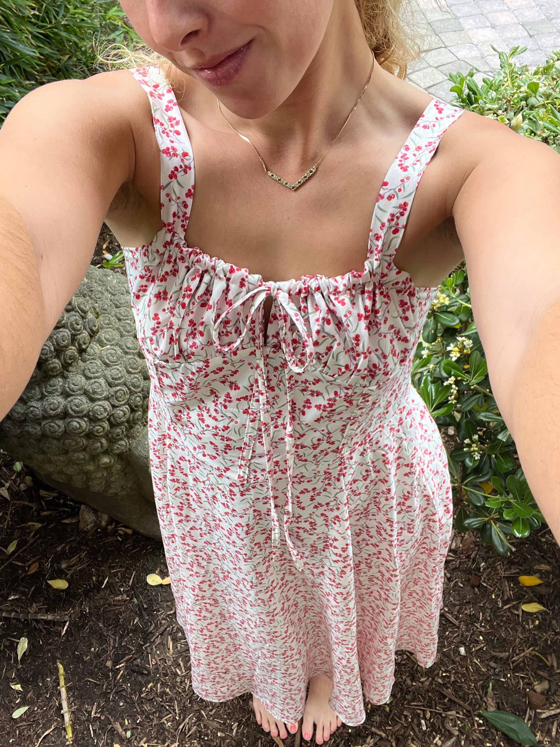 Oriental Bittersweet Floral Dress Livin